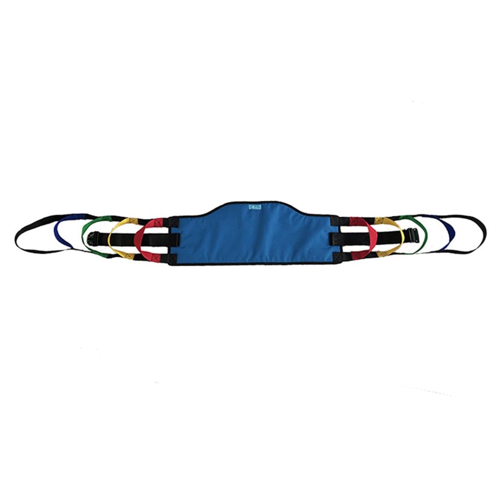 SAGZLKD Patient Lift Sling, Belt Standing Aid Elderly People Heavy Duty Transfer Sling, Safe Robust Transfer Belt for Seniors Royal blue,155x26cm