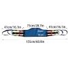 SAGZLKD Patient Lift Sling, Belt Standing Aid Elderly People Heavy Duty Transfer Sling, Safe Robust Transfer Belt for Seniors Royal blue,155x26cm view 2