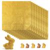 Gold Foil Candy Wrappers 200pcs Aluminum for Bars and Fudge view 1