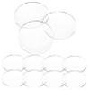 NOLITOY 40pcs Double Convex Acrylic Lens 42mm Diameter 7.5mm Thickness Magnifying Glasses for Crafts and Jewelry Inspection, Portable Optical Replacement Lens for Watch and Map Use view 1