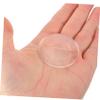 NOLITOY 40pcs Double Convex Acrylic Lens 42mm Diameter 7.5mm Thickness Magnifying Glasses for Crafts and Jewelry Inspection, Portable Optical Replacement Lens for Watch and Map Use view 2