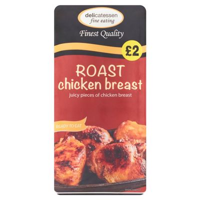 Delicatessen Fine Eating Roast Chicken Breast 125g Pack of 3