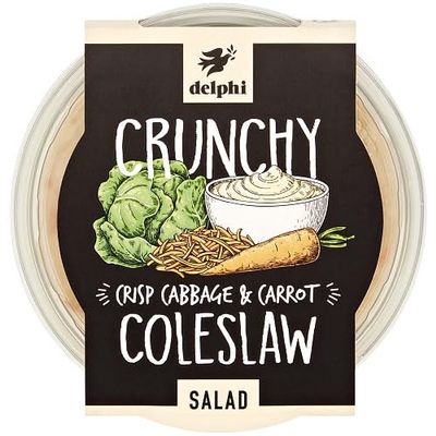 Delphi Crunchy Coleslaw Salad 230g x Pack of 3
