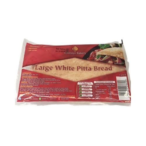 Leicester Bakery White Pitta Bread 420g Pack of 3