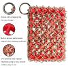 2PCS Cast Iron Scrubber, Stainless Steel Silicone Core Skillet Chainmail Scrubber Brush for Cleaning Pans, Cookware, Cups view 4