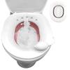 Joey&Viggy Sitz Bath for Toilet | Hemorrhoids Treatment & Postpartum Essentials | Portable Bath for Elderly Essentials, Yoni Steam, Haemorrhoids & Piles Treatment (Pink & White) view 1