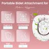 Joey&Viggy Sitz Bath for Toilet | Hemorrhoids Treatment & Postpartum Essentials | Portable Bath for Elderly Essentials, Yoni Steam, Haemorrhoids & Piles Treatment (Pink & White) view 3
