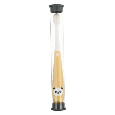 SECFOU Lovely and Storage Bucket Manual Toothbrush with Supple Bristles Safe and Comfortable Oral Cleaning Brush Children for Kids Aged 2-12
