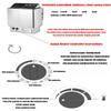Electric Heater Home Sauna,Heaters Dry Steam Bath Sauna Stove,3-9kw,220/380v,Spa Heater Dry Sauna Stove,Stainless Steel,for Home/Sauna Room,3.0KW/220V view 3