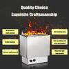 Electric Heater Home Sauna,Heaters Dry Steam Bath Sauna Stove,3-9kw,220/380v,Spa Heater Dry Sauna Stove,Stainless Steel,for Home/Sauna Room,3.0KW/220V view 4
