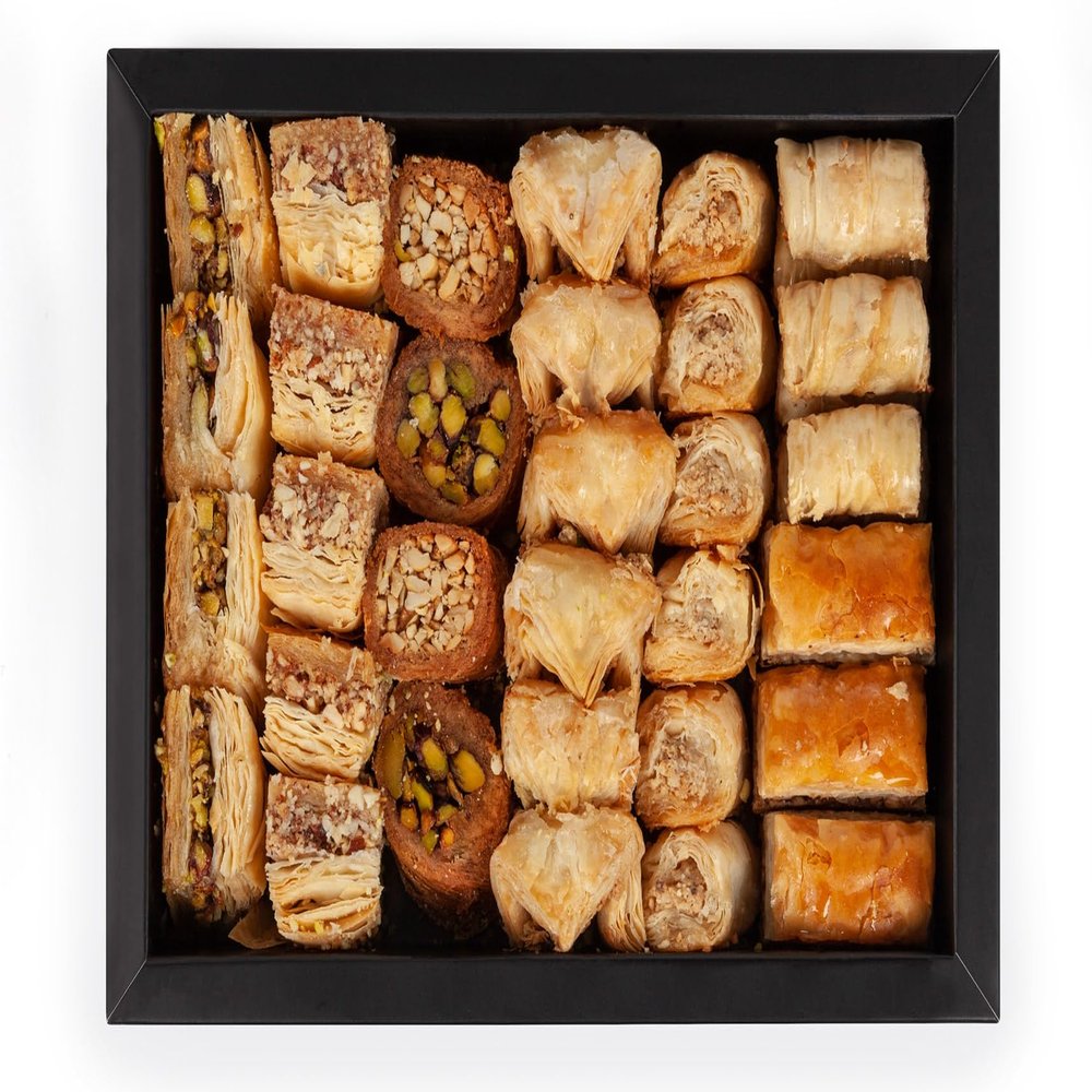 Experience the Ultimate Indulgence with Our 750g Assorted Baklava Box by Baklava Box - Perfect for Sharing with Family and Friends, A Sweet Delight for Every Occasion and Celebration!
