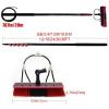 12-36ft Window Cleaning Pole, Water Fed Telescopic Brush, Extendable Photovoltaic Panel Cleaning Brushes, Solar Panel Cleaning Brush Can Spray Water,30ft/9m-35cmBrushhead view 3