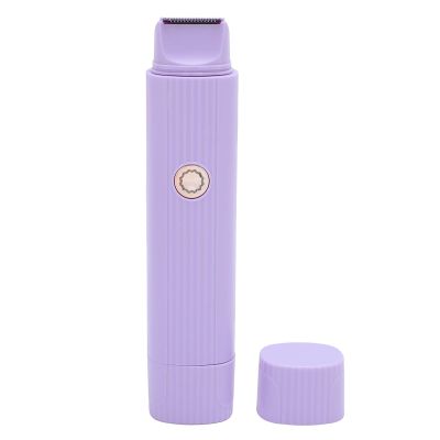 Electric Lady Clipper Dual Head Women Electric Trimmer Dual Head Lady Trimmer Cordless Electric Lady Clipper Portable Miniature Bikini Clipper for Women for Underarm Leg Hand Hair