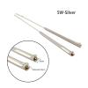 1pair 4mm 5mm Width Spring Metal Glasses Eyeglasses Temple Leg Eyelgasses Flex Temple With Tip Repair Accessory T05W T04W(T05W Silver) view 2