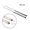 1pair 4mm 5mm Width Spring Metal Glasses Eyeglasses Temple Leg Eyelgasses Flex Temple With Tip Repair Accessory T05W T04W(T05W grey) view 2