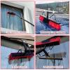 3.6-6 M Window Cleaning Pole,Water Fed Telescopic Brush,Window Cleaner Kit,Extendable Solar Panel Washing Equipment Cleaning Conservatory Roof Extendable Cleaner (35cm Brush,4.6M) view 4