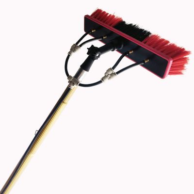 12ft - 30ft Window Cleaning Pole Water Fed Telescopic Extended Extension Conservatory Hose Fed Brush Kit, Solar Panel Cleaning Equipment (3.6m/12ft)