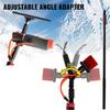 12-36ft Window Cleaning Pole,Water Fed Telescopic Brush,Extendable Solar Panel Cleaning Brush Outdoor Washing Equipment Tool Cleaning brush can spray Water (with Squeegee,5.4M) view 3