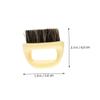Didiseaon 2pcs Beard Styling Comb Portable Beard Brush for Men Multi-function Comb Bristle Hair Removal Brush for Care view 2