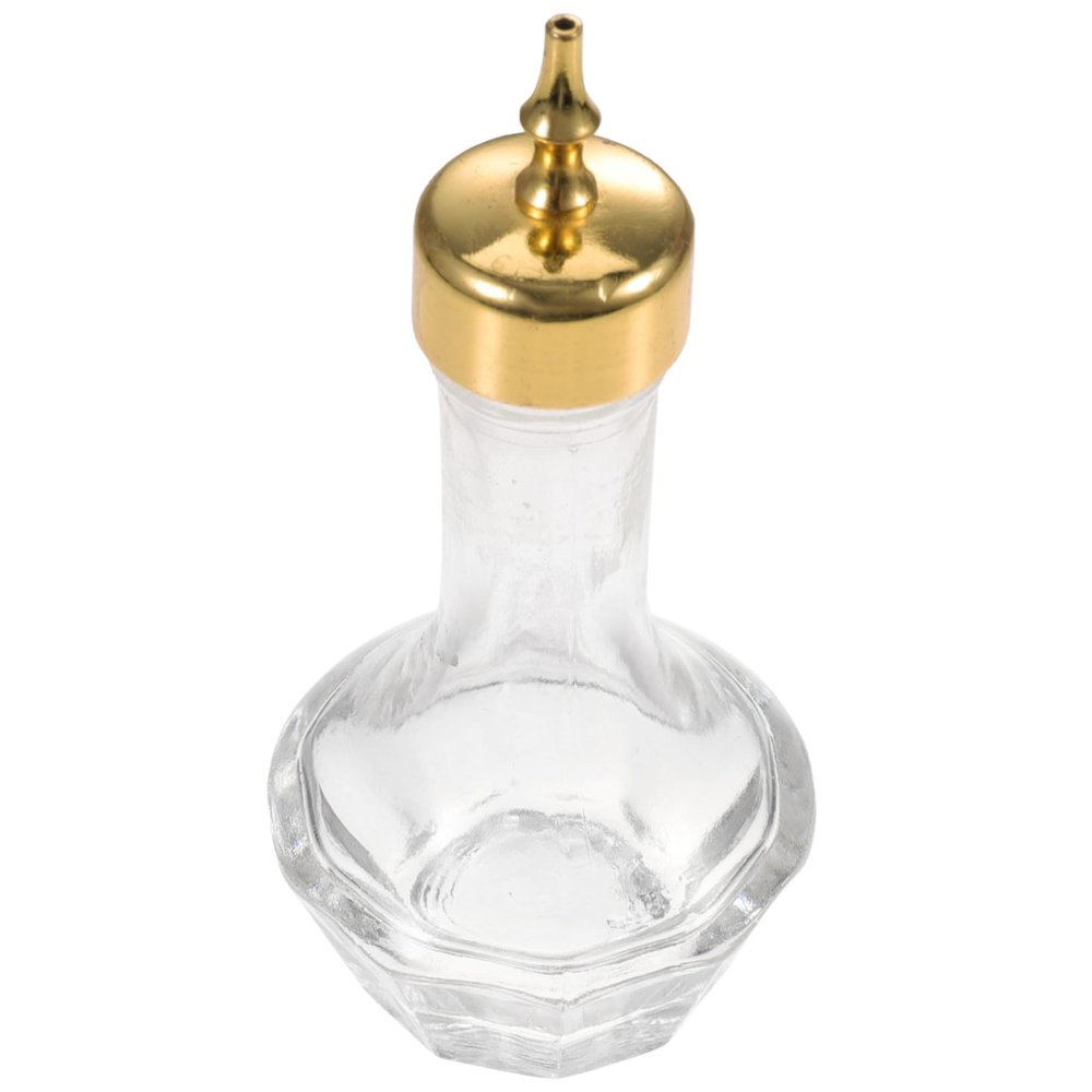 Cabilock Cocktail Bitters Bottle Glass 30ml Vintage Japanese Style Portable Lightweight Dispenser for Bar and Kitchen Use