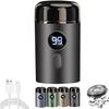 2025 New Mini Portable Electric Shaver, Upgrade Mini Shaver Pocket Size Washable Electric Razor for Men, Ipx-7 Waterproof, USB Rechargeable (Black)