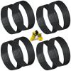 CONJURAIDE Pack of 8 Shoelaces Fixing Strap, Shoelaces Fixing Tape Football Children's Shoelaces Holder Football Shoe Laces Holder Anti Loose Fixing Strap for Football Boots High Heel view 1