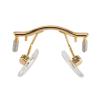 1Pc Glasses Nose Pad Eyeglasses Frame Metal Rimless Frame Bridge Nose Pad Holder Repair Replacement Eyewear Accessories(Wine red) view 4