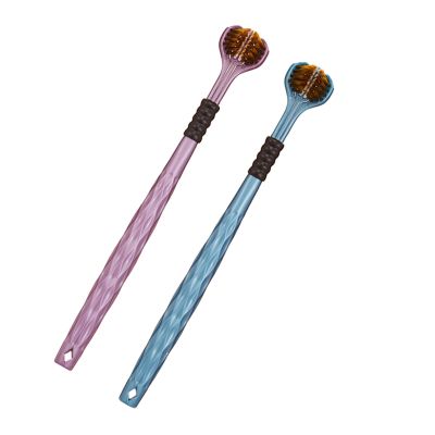 Three Headed Toothbrush, Soft Gum Protection Toothbrush, Portable Three-Sided Toothbrush, Soft Hair Toothbrush for Adults, Portable Three-Sided Toothbrush for Gentle and Efficient Cleaning