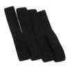 Ciieeo Lunchbox Elastic Straps 4pcs Nylon Bento Box Bands Black with Tight and Secure Hold for Notebooks and Luggage, for Classroom and Camping Use view 1
