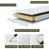 Bed Desk Over Table Height Adjustable Overbed Table with Wheels for Mobility Rolling Desk with Stretchable Lazy Multi Functional Design for Living Room Bedroom and Office Black view 4