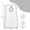 CENSIVI Beard Bib Beard Catcher - Beard Shaving Apron Hair Clippings Catcher & Grooming Cape Apron, Non-Stick & Grooming Cloth, Perfect Gifts for Men or Valentines Gifts, Black view 4