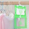 Calcium Chloride Granules Moisture Absorbers Wardrobe Dehumidifier Hanging Bags Pack of 10, Trap, Condensation, Dehumidifiers for Damp, Mould, Bedroom, Caravan, Bathroom, Basement, Office (80g) view 2