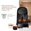 HAILASRE 1 Pcs Reusable Stainless Steel Coffee Capsules Compatible with L'OR Barista LM8012 / 60 Refillable Coffee Pods Metal L'or Espresso Pods view 2
