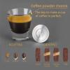 HAILASRE 1 Pcs Reusable Stainless Steel Coffee Capsules Compatible with L'OR Barista LM8012 / 60 Refillable Coffee Pods Metal L'or Espresso Pods view 4