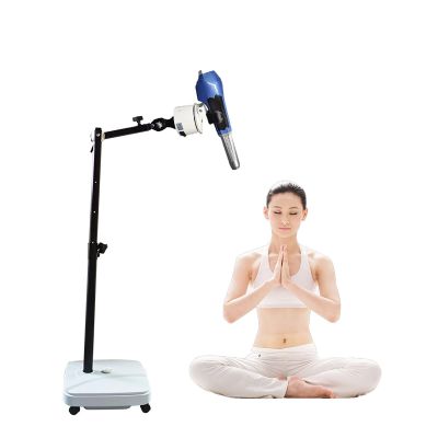 Terahertz Therapy Device Stand, Energy Blower Automatic Rotating Stand with Remote Control, 360 Rotation, 70-130CM Height Adjustment, Bottom Roller Design, Easy To Fold