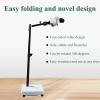 Terahertz Therapy Device Stand, Energy Blower Automatic Rotating Stand with Remote Control, 360 Rotation, 70-130CM Height Adjustment, Bottom Roller Design, Easy To Fold view 2