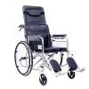 WxuuLTGJR Wheelchair Fully Lying Elderly Wheelchair Transportation Wheelchair Lightweight Folding Wheel Chair Aluminum Alloy Manual Wheelchair Lightweight view 1