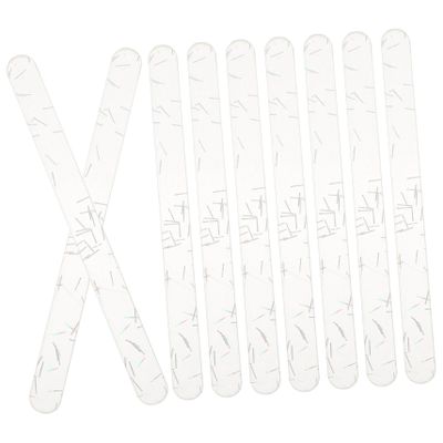 NUOBESTY 20pcs Ice DIY Sticks Acrylic Sticks Safe Ice Multi-Function for Summer Homemade Cream Lollies Party Craft Assorted Style
