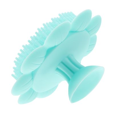 FRCOLOR Silicone Shampoo Brush for Bath Gentle Boy Girl Hair Washing Tool Portable Silicone Shower Brush for Newborn Bath Cleaning
