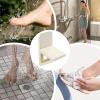 Shower Shaving Foot Rest | Triangular Shower Shaving Leg Assist, Stable Shower Step,Pedicure Footrest, Shower Footrest for Shaving Legs, Bathtub Foot Rest for Home, Bathroom view 4
