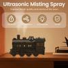 300ml Train Shape Aromatherapy Diffuser with Remote Control - Steam Train Essential Oil Diffuser with 2 Lighting & 2 Mist Modes for Bedroom Office Desktop view 3