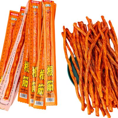 Chinese Vegetarian Beef Tendon Spicy Strips 26cm/root15g*5 Packs Chinese Snacks Snacks Spicy Snacks Casual Spicy Snacks Latio Latiao