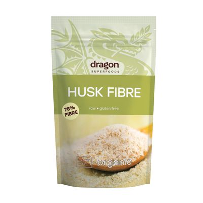 Dragon Superfoods Bio Psyllium Husk 100% Organic, Raw, Vegan, No Added Sugar 6 x 150g