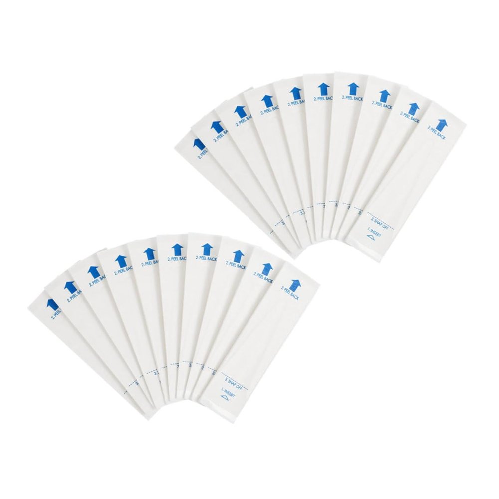 SECFOU 150pcs Disposable Covers Universal Paper and Pe Material Oral Probe Sleeve for Clinic and Home Use with Safe and Hygienic Protection