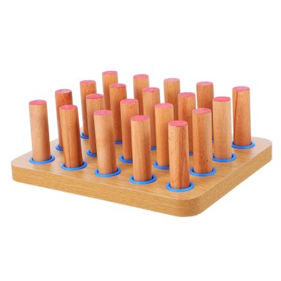 Baluue Finger Rehabilitation Training Board for Hand Therapy Wooden Pegboard Dexterity Tools to Enhance Fine Motor Skills and Coordination for Occupational Therapy and Office Exercises