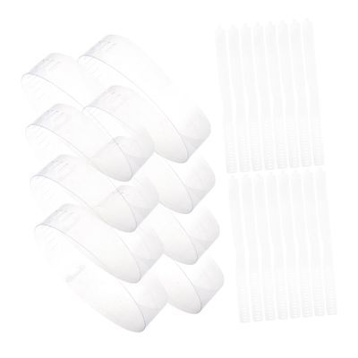 Alipis 100pcs Men's Collar Stays Plastic Inserts for Dress Shirt Collar Support System Shirt Accessories for Work