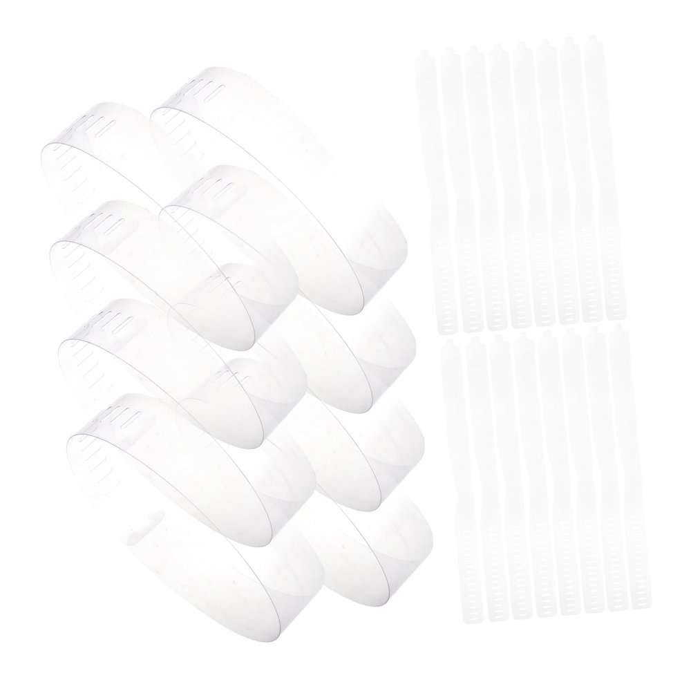Alipis 100pcs Men's Collar Stays Plastic Inserts for Dress Shirt Collar Support System Shirt Accessories for Work