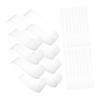 Alipis 100pcs Men's Collar Stays Plastic Inserts for Dress Shirt Collar Support System Shirt Accessories for Work view 1
