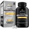 Goodvita Trans Resveratrol Supplement 650mg | UK Made | 60 Capsules, 2 Month Supply | Antioxidant, Anti-Aging, Immune, Joint Support | Grape Skin, Pomegranate, Vitamin C | Rich in Polyphenols view 1