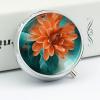 Teal and Flower Pill Box Pill Case Pill Organizer Medicine Pill Organizer Weekly Pill Organizer Pill Holder Small Pill Case Pill Containers Pill Holder for Purse view 4